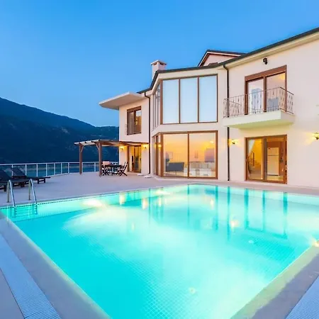Lara With Private Pool And Sea View, Located In Antalya Peninsula Kas